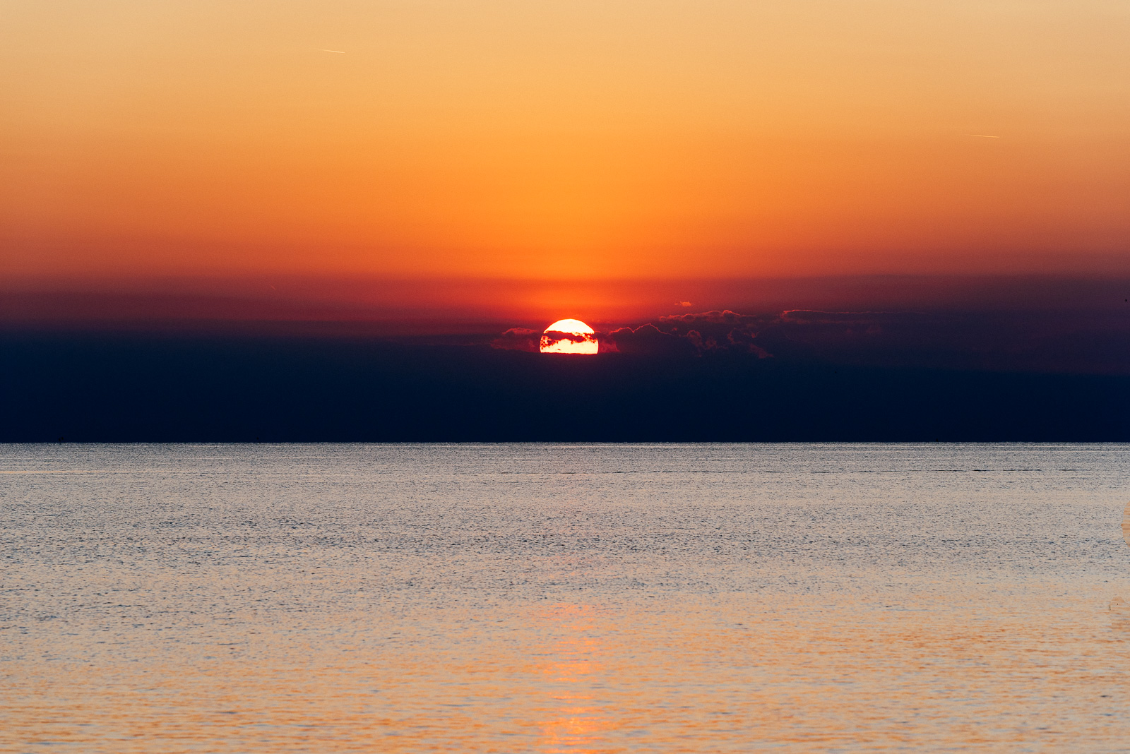 Sonnenuntergang in Umag