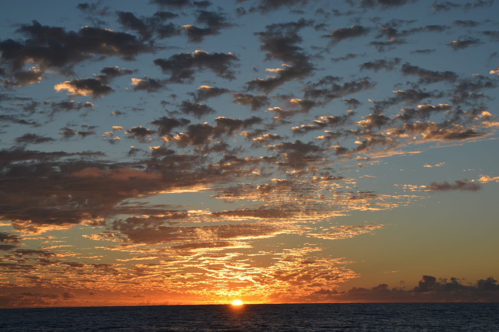 Sonnenuntergang auf dem Atlantik