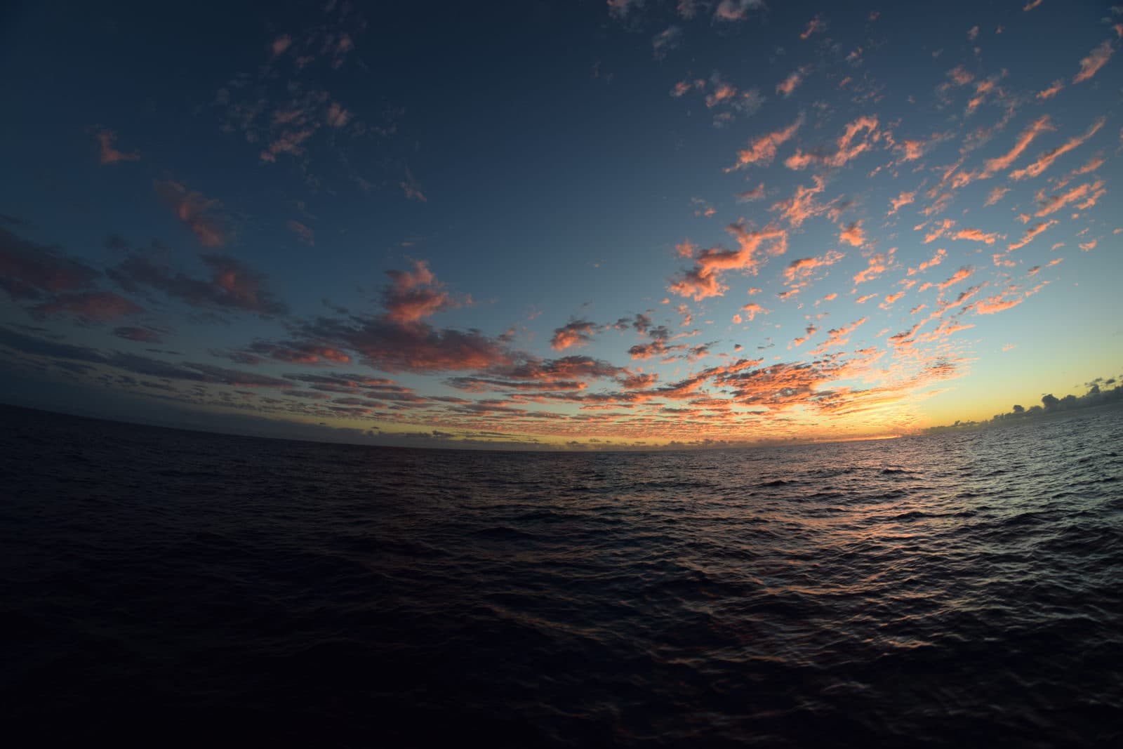 Sonnenuntergang auf dem Atlantik