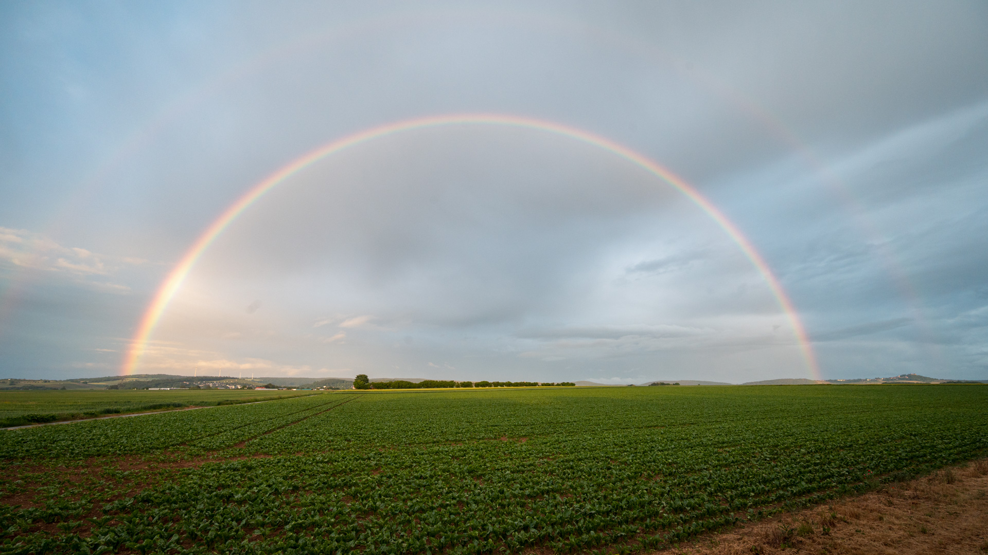 Zweifacher Regenbogen