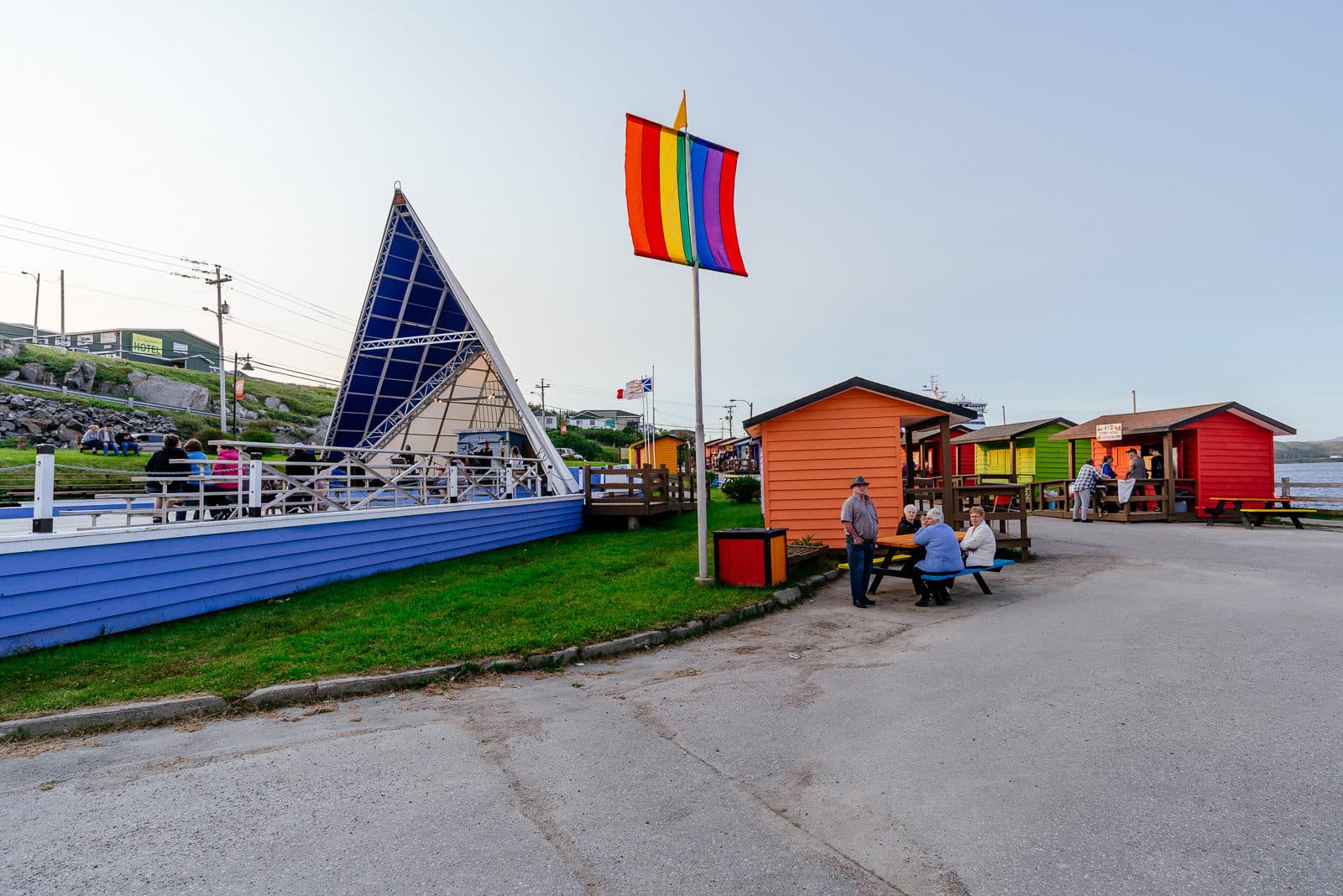 Bühne in Port aux Basques